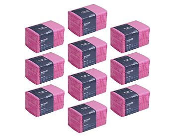Euronda Towel Up! papir-/folieunderlag, fuksia – 50 stk × 10 pakker