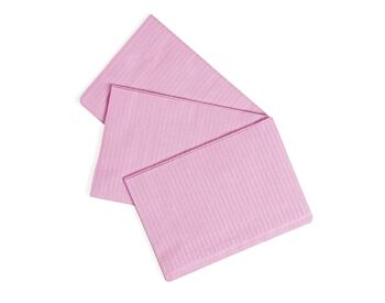 Arbeidsduker engangs papir-/folieunderlag, Rosa – 50 stk