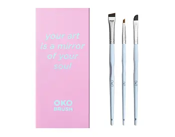 OkO "Your Art is a Mirror of Your Soul" Brush Set (3 stk)
