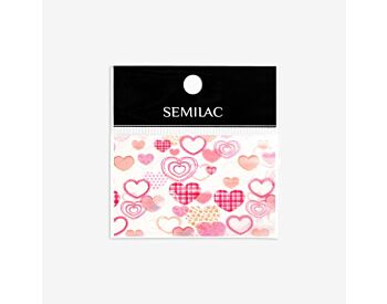 Semilac Transfer Foil 26 Pink Heart - Diverse