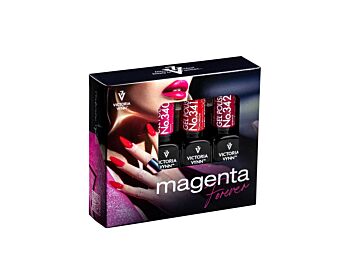 3 PACK Magenta Forever Gel Polish 340, 341, 342