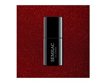 SEMILAC 347 Pretty Red Glitter 7 ml - Semilac