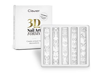 Clavier 3D nail art forms #10
