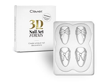 Clavier 3D nail art forms #09