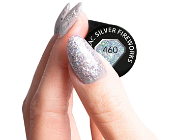 Semilac 460 Silver Fireworks 7ml