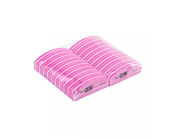 Candy pink nail buffer 100/180 halfmoon