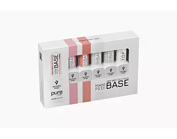 MANI PEDI BASE + PURE CREAMY HYBRID Top