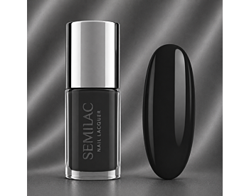 Semilac 109 Nail Lacquer Classic Black 9 ml
