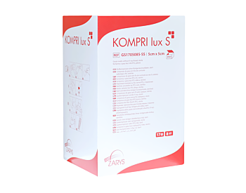 KOMPRI lux S 5 &times; 5 cm Sterile gaskompresser