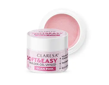 CLARESA SOFT&EASY BUILDER GEL GLAM PINK 45G