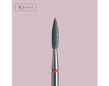 IQ Nails Diamantfres for negleb&aring;nd &ndash; lang, fin flamme 2.1 mm (sharp end)