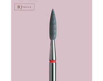 IQ Nails Diamantfres for negleb&aring;nd &ndash; lang, fin flamme 2.3 mm (sharp end)
