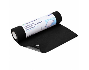 MEDPROX COMFORT Benkepapir med plastbakside 50cmx50cmx40m (svart)
