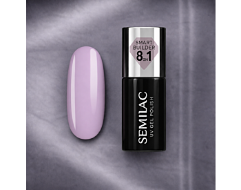 Semilac Smart Extend 803 Delicate Pink – 8in1 Hybridlakk med Melkefarget Rosa Nyanse