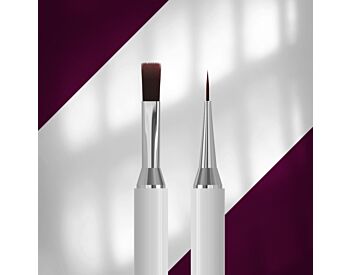 Double-ended brush Exclusive for  gel 10 mm / liner