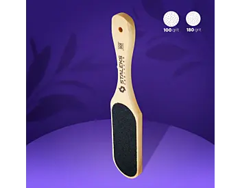 STALEKS BEAUTY & CARE 10 TYPE 1 – Dobbeltsidig fotfil i tre, 100/180 grit