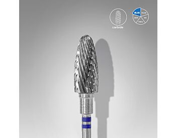 Staleks Carbide Nail Drill Bit for venstrehendte – "Corn Blue" EXPERT, 6 mm / 14 mm