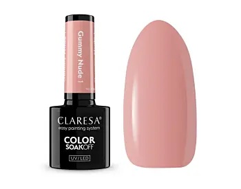 Claresa Gel Polish Nude Glow Gummy Nude 1, 5g