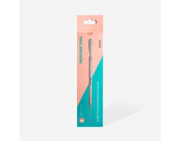 Podology curette PODO 20 TYPE 1 (curette and rounded wide pusher)