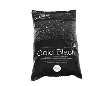 DEPILEVE Gold black carbon bead film wax 1kg