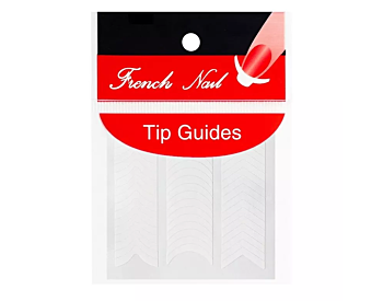 French Nail Tip Guides – French Manikyr Klistermerker - 3 Typer