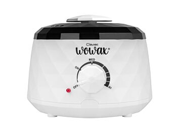 WOWAX Diamond voksvarmer for hard og myk voks samt voks p&aring; boks &ndash; 120 W, hvit CLAVIER