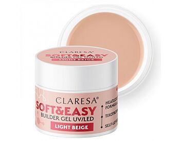 CLARESA SOFT&EASY BUILDER GEL LIGHT BEIGE 12G