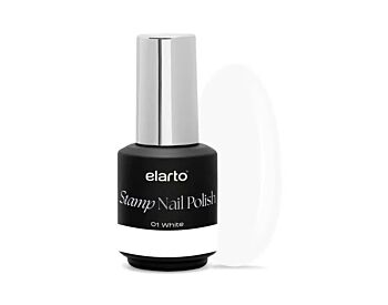 Stamp Nail Polish 01 White 7ml Elarto