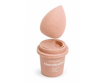 BLENDICCINO Berry Frappe Makeup Sponge med oppbevaringskopp | Clavier (1 stk.)