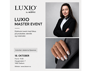LUXIO event 18.10.2026 Slattum  — introduksjonsworkshop i produkter og grunnleggende teknikker
