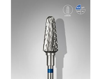 Staleks Carbide Nail Drill Bit Frustum Blue EXPERT – 6 mm, profesjonelt negleverktøy