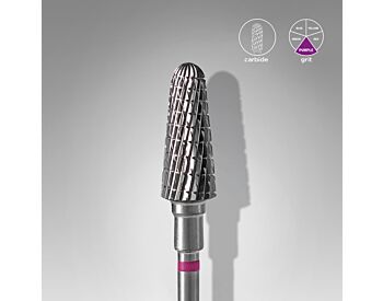 Carbide nail drill bit frustum purple EXPERT head diameter 6 mm / working part 14 mm