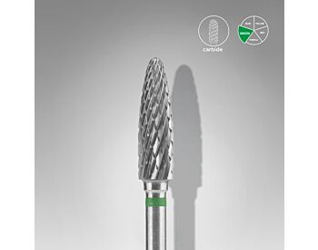 Carbide nail drill bit corn green EXPERT head diameter 4 mm / working part 14 mm