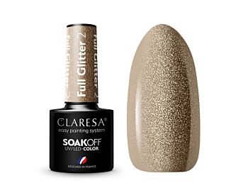 CLARESA HYBRID NAIL POLISH FULL GLITTER 2 -5G - Claresa - ibloom