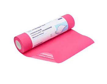 MEDPROX COMFORT Benkepapir med plastbakside 50cmx50cmx40m (fuksia)