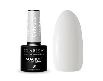 CLARESA GEL POLISH GRAY 202 -5G - Claresa