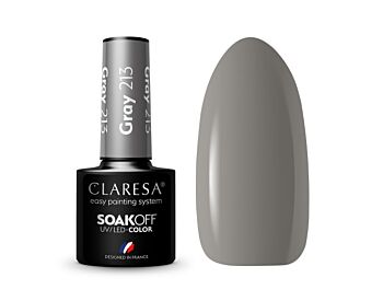 CLARESA GEL POLISH GRAY 213 -5G - Claresa