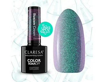 Claresa Gelpolish Cat eye Ilusion Green 5g