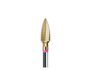 IQ NAILS Gullbelagt hardmetallfres beregnet for fjerning av gellakk