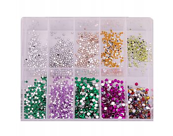 Krystaller / Rhinestones MIX farger 