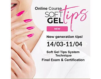 Soft Gel Tips System Technique - Online, START: 14/03