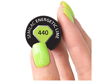 Semilac 440 Energetic Lime 7ml - Semilac