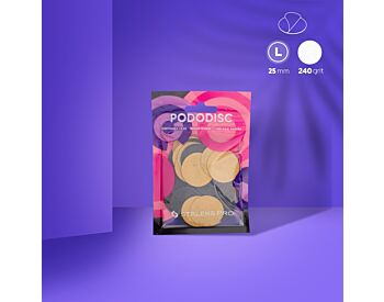 Refill pads for pedicure disc Staleks Pro L, THIN 240 grit (50 pc) PDF-25-240