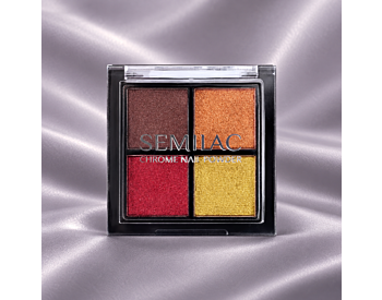 Pressed Nail Powder Chrome Palette 02