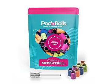 Medisterill Rolls for Pedicure and Manicure, color mix - 50pcs.