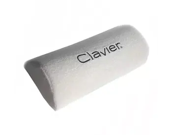Clavier håndstøtte i frotté – hvit rullepute
