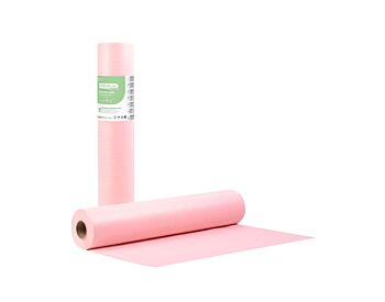 Stylistbordunderlag og pedikyrpapir 30cm- 40m Lys Rosa