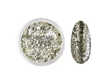 NeoNail Powder Chrome Flakes Effect No. 02