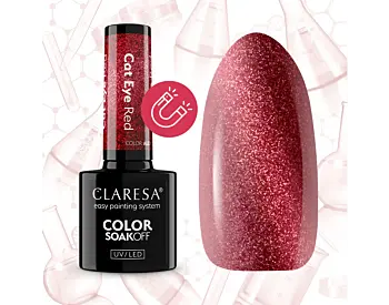 Claresa Gelpolish Cat eye Red 5g