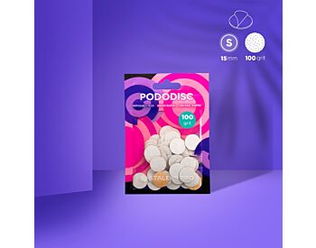 WHITE refill pads for pododisc S 100GRIT 50pcs - STALEKS